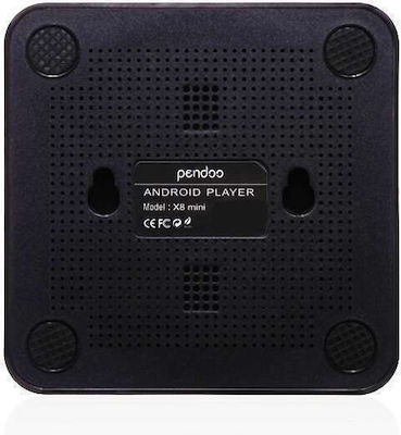 Pendoo TV Box X8 Mini 4K UHD με WiFi USB 2.0 2GB RAM και 16GB Αποθηκευτικό Χώρο με Λειτουργικό Android 7.1