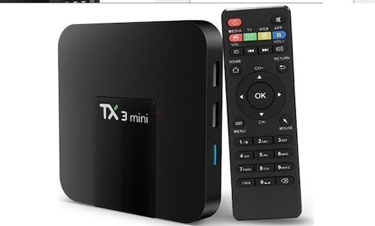 Tanix ТВ кутия TX3 mini 4K UHD с WiFi USB 2.0 2GB RAM и 16GB Памет за съхранение с Операционна система Android 7.1
