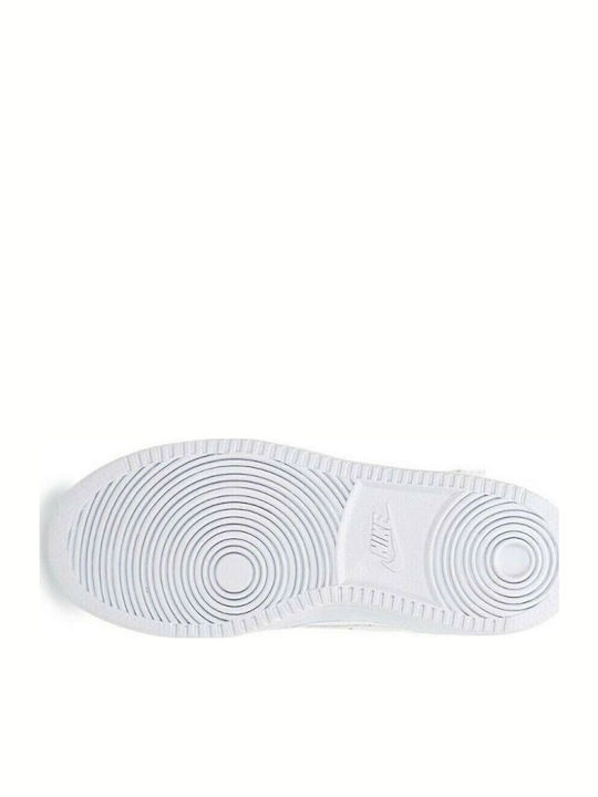 Court Court Borough MID PSV Kids Sports Shoes Basketball with Hoop & Loop Closure White