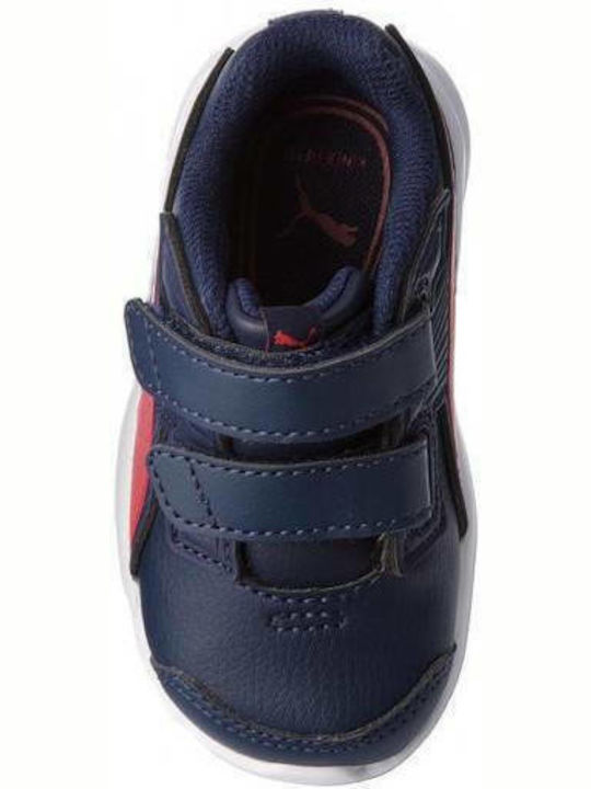 Escaper SL V Infant Kids Sports Shoes Running with Hoop & Loop Closure Navy Blue