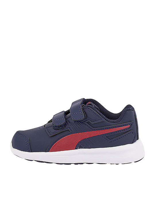 Escaper SL V Infant Kids Sports Shoes Running with Hoop & Loop Closure Navy Blue