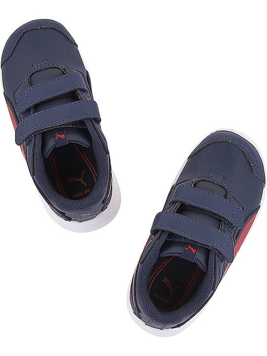 Escaper SL V Infant Kids Sports Shoes Running with Hoop & Loop Closure Navy Blue