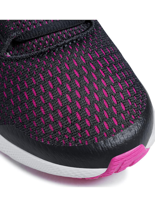 Charged Pursuit 2 Kids Sports Shoes Running with Laces Navy Blue