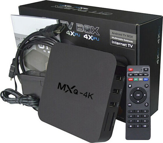 ТВ кутия MXQ-4K 4K UHD с WiFi USB 2.0 1ГБ RAM и 8ГБ Памет за съхранение с Операционна система Android 4.4