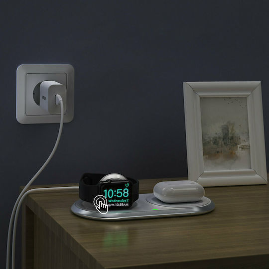 Choetech Kabelloses Ladegerät (Qi Pad) Weißs (T317)