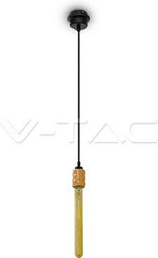 V-TAC Pendant Light Rose Gold with Socket E27 5cm