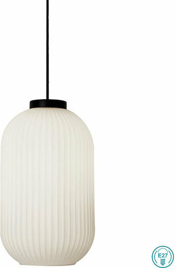 Viokef Astor Κρεμαστό Φωτιστικό Λευκό με Ντουί E27 20x200x33εκ.