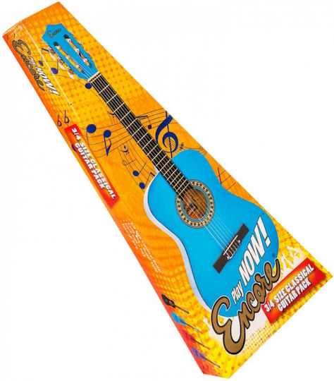 JHS Encore Kids Classical Guitar 3/4 Outfit Pack Blue