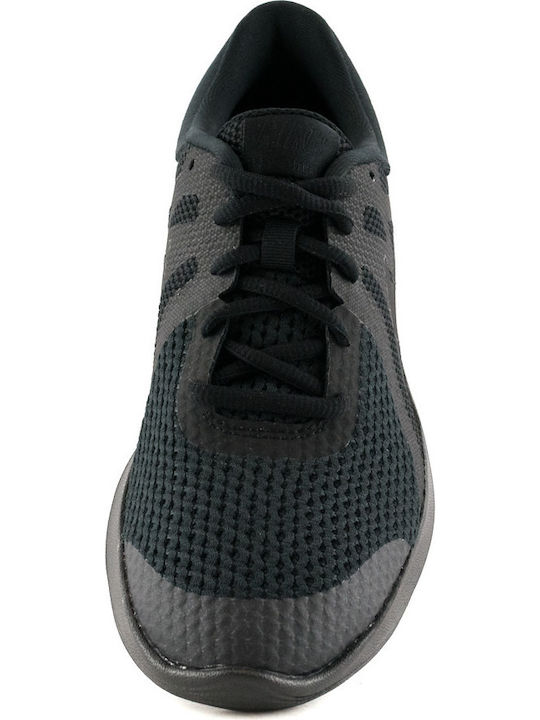 Revolution Revolution 4 GS Kids Sports Shoes Running with Laces Black