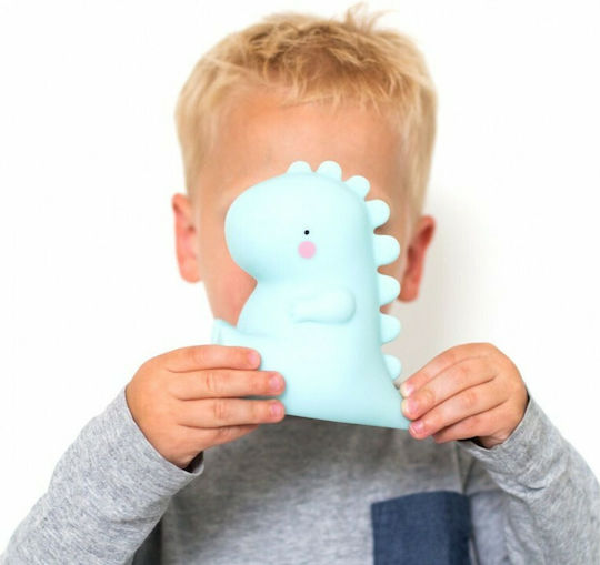 A Little Lovely Company LED Kinder Dekorative Lampe Little T Rex Din Grün