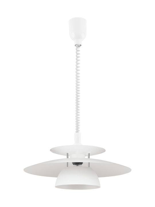 Eglo Brenda Pendant Light Single-Light for Socket E27 White