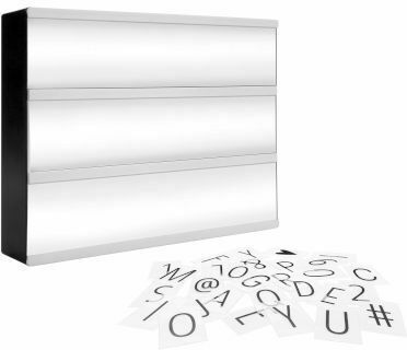Dekorative Lampe Panel Weiß