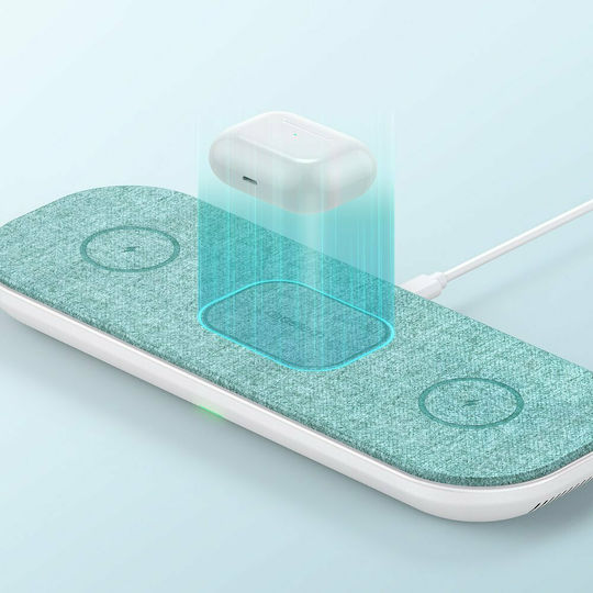 Choetech Ασύρματος Φορτιστής (Qi Pad) 10W Πράσινος (T569-S)