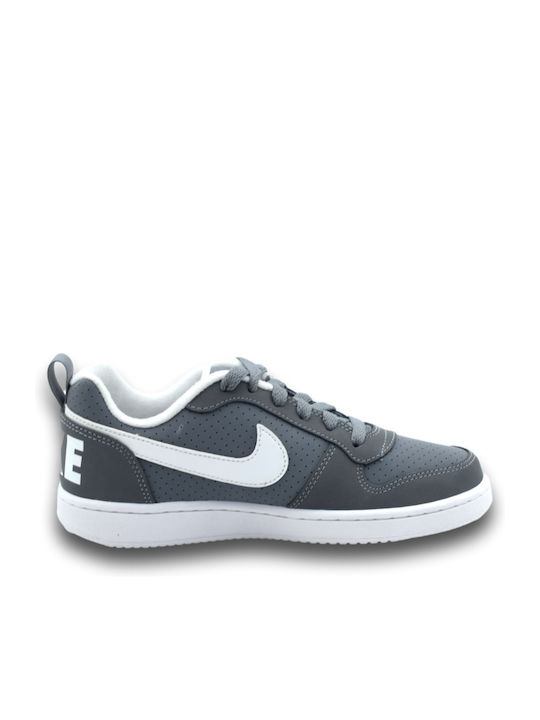 Court Borough Low GS Παιδικά Sneakers με Σκρατς Γκρι