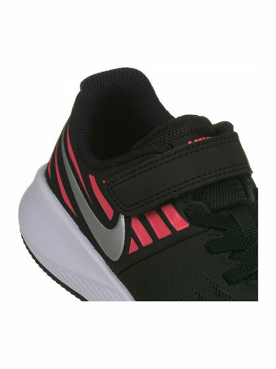 Star Runner Star Runner PSV Kids Sports Shoes Running with Hoop & Loop Closure Black