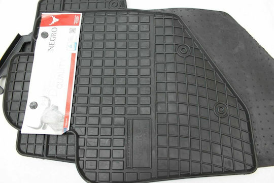 Frogum Set of Front and Rear Mats 4pcs for Volvo S60 / S80 / V70 / XC 70 2000-2007 Black