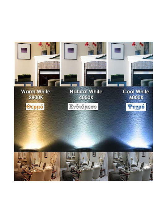 Aca Futur LED Office Lamp Foldable in Black Color