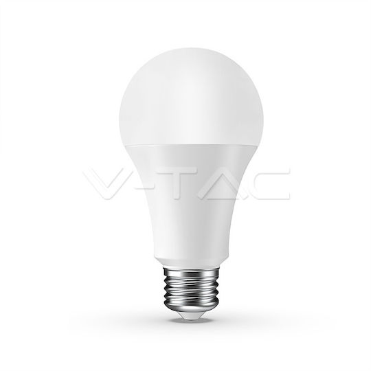 V-TAC Bec Smart VT-5010 LED 9W pentru Dulie E27 și Formă A60 Alb natural 800lm Reglabil în intensitate
