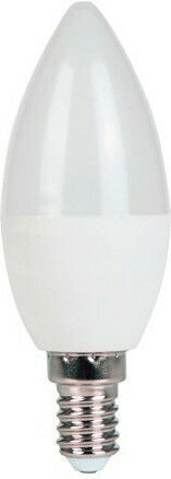 V-TAC VT-2033 LED Bulb 3W 107mm for Socket E14 and Shape C37 Cool White 250lm