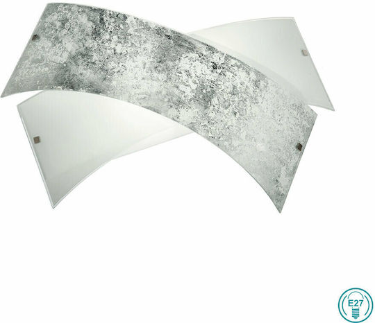 Ondaluce Flake Leuchte Wand Silber 48x35cm Ondaluce Flake Leuchte Wand Silber 48x35cm