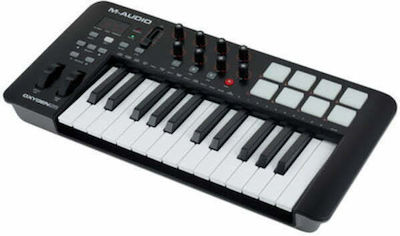 M-Audio Midi Keyboard Oxygen MK IV με 25 Πλήκτρα σε Μαύρο Χρώμα