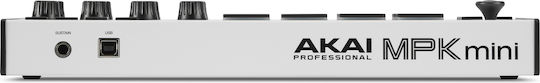 Akai Proffesional Midi Keyboard MPK Mini MK3 with 25 Keyboard White