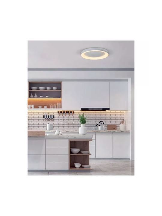 Home Lighting Smart Deckenleuchte 80cm Weiß mit Integrierter LED und Fernbedienung
