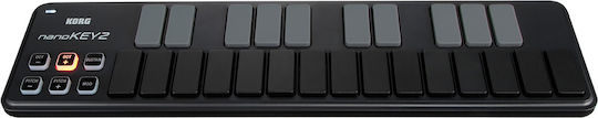 Korg Midi Keyboard NanoKEY 2 with 25 Keyboard Black