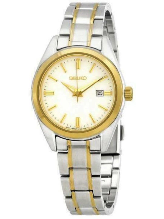 Seiko Conceptual Γυναικείο Ρολόι Μπαταρίας με Μεταλλικό Μπρασελέ