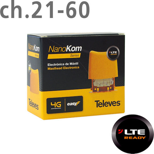 Televes HR LTE/4G 47-790 MHz Φίλτρο Δορυφορικής 405401 12-21-0003