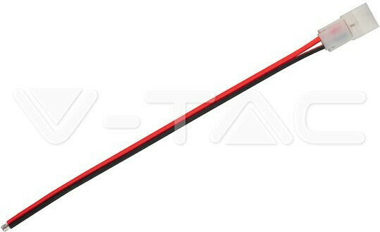 V-TAC Connector for LED Strips Flexibel für 8mm LED-Streifen zu blankem Draht 2656
