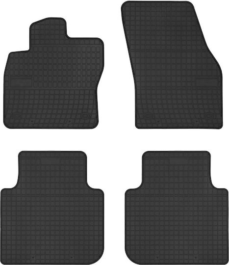 Frogum Set of Front and Rear Mats 4pcs for Skoda Kodiaq 2017 Black