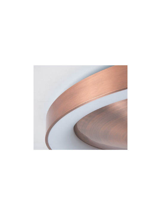 Home Lighting Amaya Πλαφονιέρα Οροφής 60εκ. Χάλκινη με Ενσωματωμένο LED