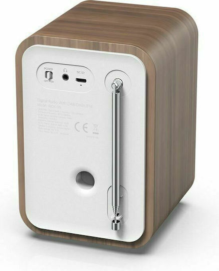 Denver DAB-48 Φορητό Ραδιόφωνο Ρεύματος DAB+ με Bluetooth Λευκό