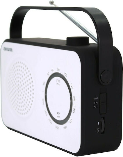 Aiwa R-190BW Φορητό Ραδιόφωνο Ρεύματος / Μπαταρίας Λευκό