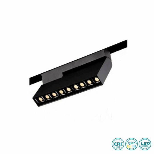 Viokef Magnetic LED Γραμμικό Φωτιστικό Οροφής 12W Θερμό Λευκό IP20 Μ22xΒ110xΥ11εκ.