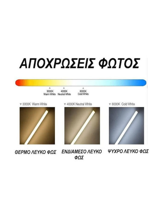 Atman TRC-00123 Einzel LED Warmes Weiß Spot in Schwarz Farbe