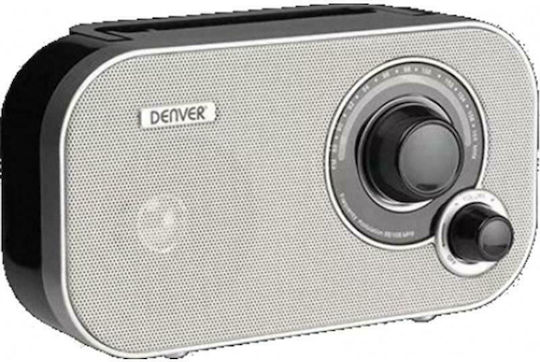 Denver TR-51 Επιτραπέζιο Ραδιόφωνο Ρεύματος / Μπαταρίας Γκρι