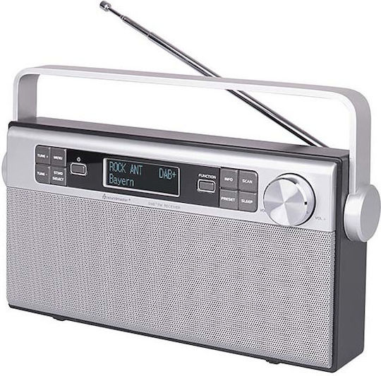 Soundmaster DAB 650 Φορητό Ραδιόφωνο Επαναφορτιζόμενο DAB+ Ασημί