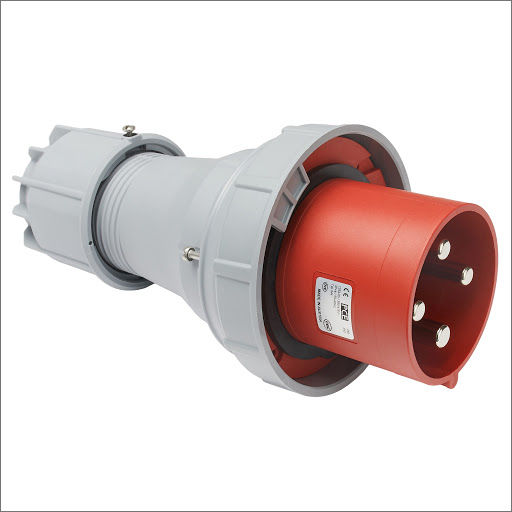 PCElectric Male Industrial Socket Industrial Socket Male Plug 4P 125A IP67 044-6