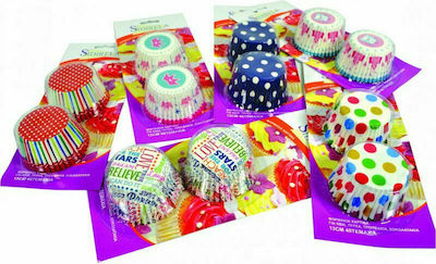 Sidirela Karamellpapiere für Cupcakes Papier E-0489 75pcs