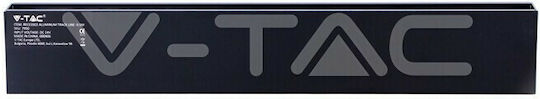V-TAC Ράγα Στερέωσης για Φωτιστικά από Αλουμίνιο 1m Μαύρη Μαύρη 7951