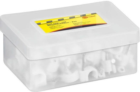 FixPoint KBCR 9 Befestigungsnägel Roka 9Stück 9mm Weiß 100 Stück 17081