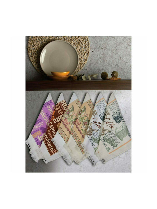 Borea Kitchen Towels Tea Towel from 100% Cotton Ecru-White 40x70cm (Various Designs) 1 piece