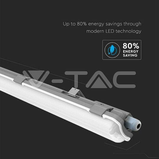 V-TAC Lighting Batten Outdoor with LED Lamp T8 18W 127.6cm