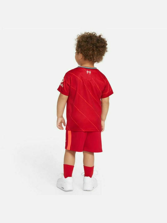Nike Παιδικό Σετ με Σορτς Καλοκαιρινό 2τμχ Κόκκινο Liverpool FC