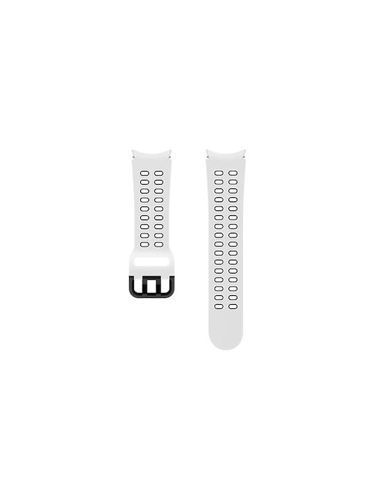 Samsung Extreme Sports Curea Silicon Alb (Galaxy Watch4/5/6/7/FE/4 Classic/6 Classic/5 Pro)