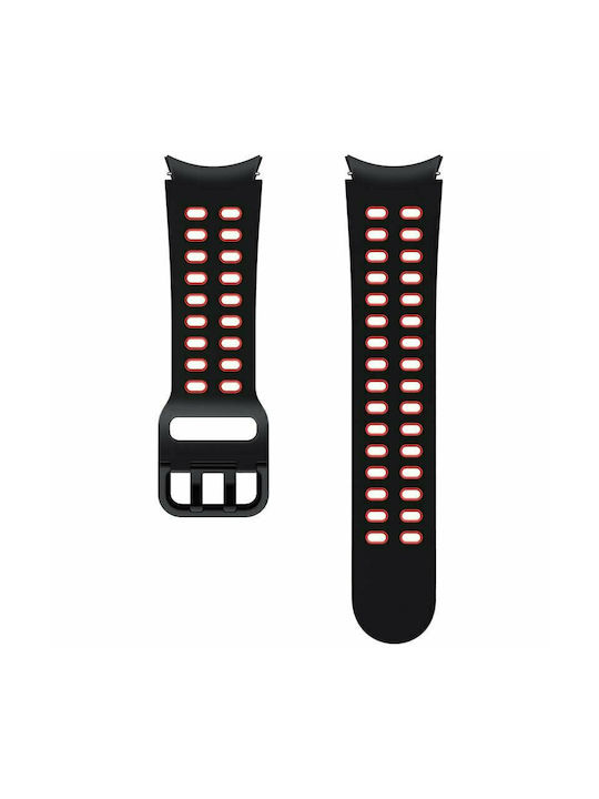Samsung Strap Silicone Black (Galaxy Watch4/5/6/7/FE/4 Classic/6 Classic/5 Pro)