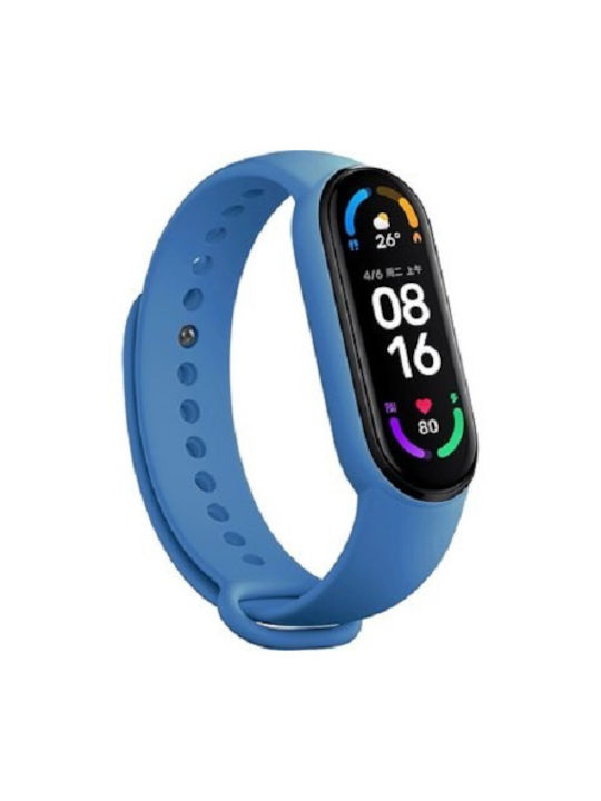 Λουράκι Σιλικόνης Μπλε (Mi Smart Band 5/Mi Smart Band 6)