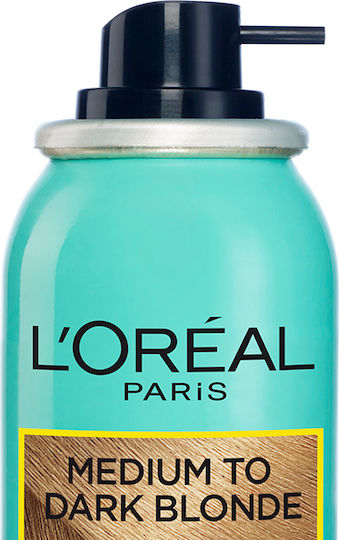 L'Oreal Paris Magic Retouch Vopsea Temporară de Păr Spray Blond Mediu spre Închis 75ml